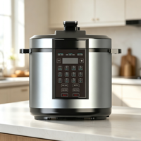 Cuisinière à pression électrique 5L multifonction, cuiseur à riz, fabrication OEM, certificat CE, autocuiseur pour usage domestique