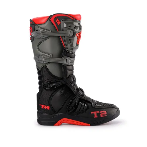 TR Tiger MTR-T2 black gray Motocross boots motorcycle boots mx boots