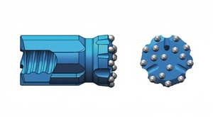 T38 rèn công cụ khoan để khoan giếng khai thác mỏ khai thác mỏ R32 đạn đạo cacbua đá khoan nút bit - Product Image 6