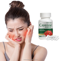 Capsules de piment de Cayenne 450 mg OEM ODM pour le soutien quotidien de la circulation et la gestion naturelle du métabolisme – Bien-être