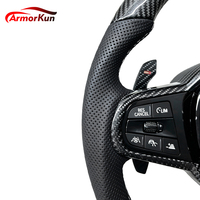 Volant de course en cuir et fibre de carbone M Sports pour F30/F34/F35/F10/F15/F36/F20/F22/F25/F32/F80/F86/X3/M3/M4/M5/X5