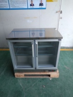 Réfrigérateur de comptoir commercial sans givre en acier inoxydable pour la restauration, refroidissement par air