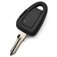 Carcasa de Llave con Botón Lateral GT10, Funda Protectora para Llave de Vehículo, Llave de Coche en Blanco