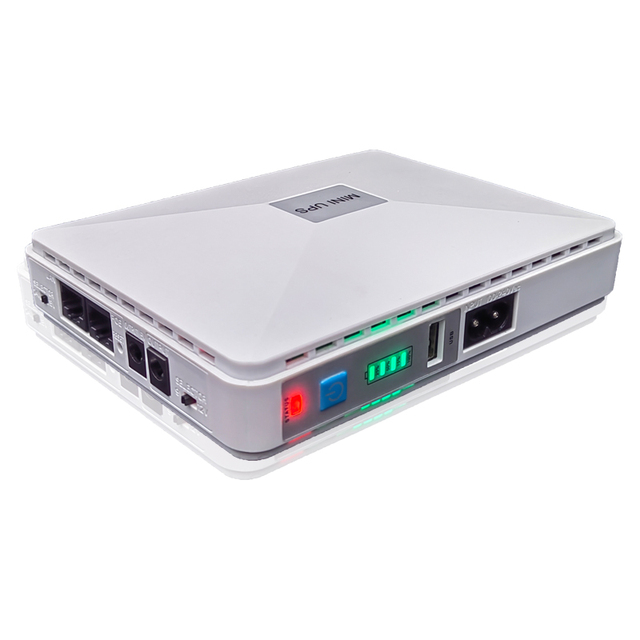 Mini UPS Uninterruptible Power Supply AC 100V/240V 8800mAH DC 9V 12V 15V 24V UPS Power Bank for Wifi Router Webcam CCTV Camera