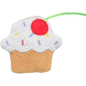 Juguetes para mascotas con forma de helado y cupcakes de 7 cm, interactivos, de peluche, con premios para perros - Product Image 4