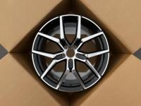 Jantes en alliage Jaguar noires usinées à 5 branches en Y, 16-26 pouces, jantes sport en aluminium à 5 trous pour remplacement automobile