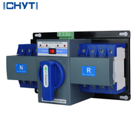 Commutateur de transfert automatique triphasé AC DC ATS pour un fonctionnement automatique et manuel 63a