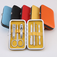 Ensemble de manucure et pédicure promotionnel 7 en 1, coupe-ongles, ciseaux, coupe-ongles, coupe-ongles pour les pieds