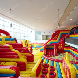 Y G Giant Indoor Large Fun Rent Playground Attraction Activities Funny Inflatable Park Inflation Air Park Inflatable Theme Park