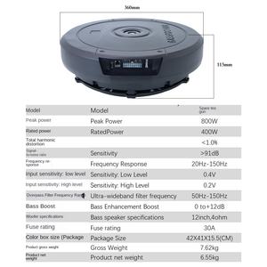 Amplificador de Audio para Auto Personalizado de 8k y 6000w, Sistema de Música para Auto de 7 Canales con <span class=keywords><strong>Altavoces</strong></span> Morel, Caja de Subwoofer para Llanta de Repuesto - Product Image 2