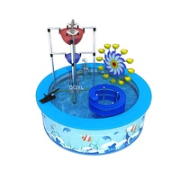 Table d'eau sensorielle ronde pour enfants certifiée ASTM, équipement de jeu aquatique interactif, conception personnalisée pour musée d'enfants