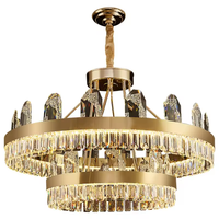 Zèle éclairage appel d'offres hôtel de luxe asfour salon or lustre en cristal lumière