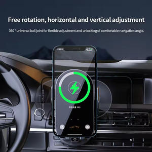 <span class=keywords><strong>Cargador</strong></span> Inalámbrico Universal <span class=keywords><strong>para</strong></span> Coche de 15W con Carga Rápida y Sujeción Automática, Soporte de Montaje <span class=keywords><strong>para</strong></span> Teléfono en Rejilla de Ventilación <span class=keywords><strong>para</strong></span> iPhone y <span class=keywords><strong>Samsung</strong></span> - Product Image 4