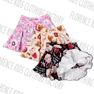 बच्चों के लिए dm अनुकूलन योग्य पुष्प तुतु स्कर्ट छोटे बच्चों के लिए मिनी आकस्मिक विंटेज प्रिंट और आकार - Product Image 3