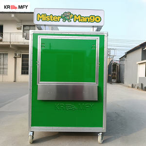 Carrito de Helados Móvil Personalizado, Carrito de Comida Rápida, Carrito de Dulces Remolcable, Restaurante Móvil para Centros Comerciales - Product Image 4