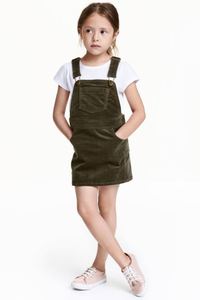 Школьные детские комбинезоны обычных цветов на заказ, подтяжки без рукавов, вельветовые комбинезоны для девочек - Product Image 6