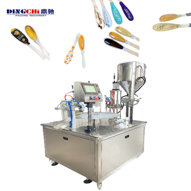 Electric Honey Filling & Sealing Machine for Foil Paper Can Bottle Packaging for Beverages Commodities Core Bearing Components