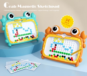 Kinderen Educarional Speelgoed Kleurrijke Magneet Kralen Board Doodle Tekening Speelgoed Magnetisch Leren Tekentafel Speelgoed - Product Image 5