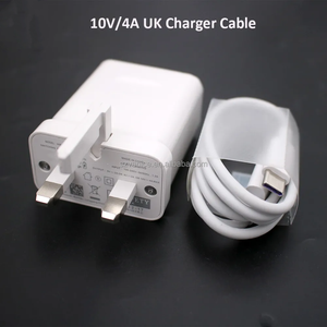 <span class=keywords><strong>Chargeur</strong></span> Super Rapide Original 10V 4A Prise UK 40W Adaptateur Secteur USB 5A Câble USB pour <span class=keywords><strong>Huawei</strong></span> Mate 30 <span class=keywords><strong>Pro</strong></span> P20 <span class=keywords><strong>P30</strong></span> <span class=keywords><strong>Pro</strong></span> - Product Image 2