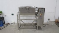 Mélangeur de poudre série CH à bon prix, mélangeur à ruban horizontal à vis pour poudre sèche et humide, mélangeur de poudre à décharge inclinée