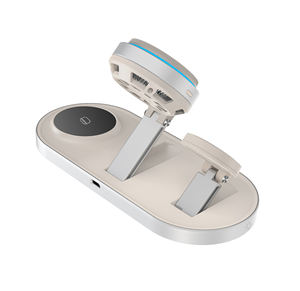 Station de charge sans fil magnétique pliable <span class=keywords><strong>3</strong></span> en 1 Qi2.2 25W Peltier avec plaque de refroidissement pour iPhone Samsung IWatch <span class=keywords><strong>AirPods</strong></span> Buds - Product Image 4