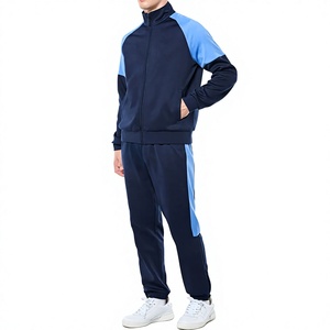 Chándal Deportivo Ligero de Poliéster/Nailon con Capucha, Transpirable, Ajustado y Moderno para Hombre, Combinación de Colores, Ropa de Entrenamiento - Product Image 1