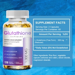 Cápsulas de Glutatión Liposomal, Suplemento de Belleza Blanqueador para Adultos, 60 Unidades, Aclaramiento de la Piel con Vitamina C - Product Image 4