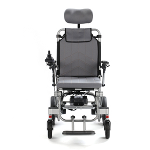Silla de ruedas eléctrica con respaldo alto para discapacitados, suministros médicos plegables portátiles chinos, de energía, de respaldo alto - Product Image 4