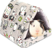 Cama Túnel para Hámster, Cama para Mascotas Pequeñas, Cama Cálida para Osos de Seda Dorada, Túnel de Juguete, Dormitorio Cómodo