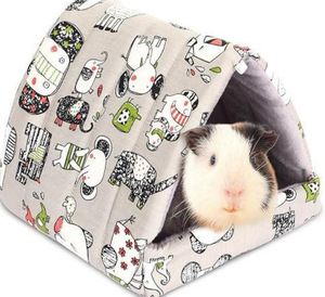 Lit tunnel pour hamster, petit lit pour animaux de compagnie, tunnel de jeu chaud pour ours en soie doré, chambre confortable - Product Image 3