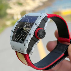 Montre mécanique automatique squelette ultra-légère de luxe pour homme, en fibre de carbone, de haute qualité, pour le sport et la mode, vente en gros - Product Image 4