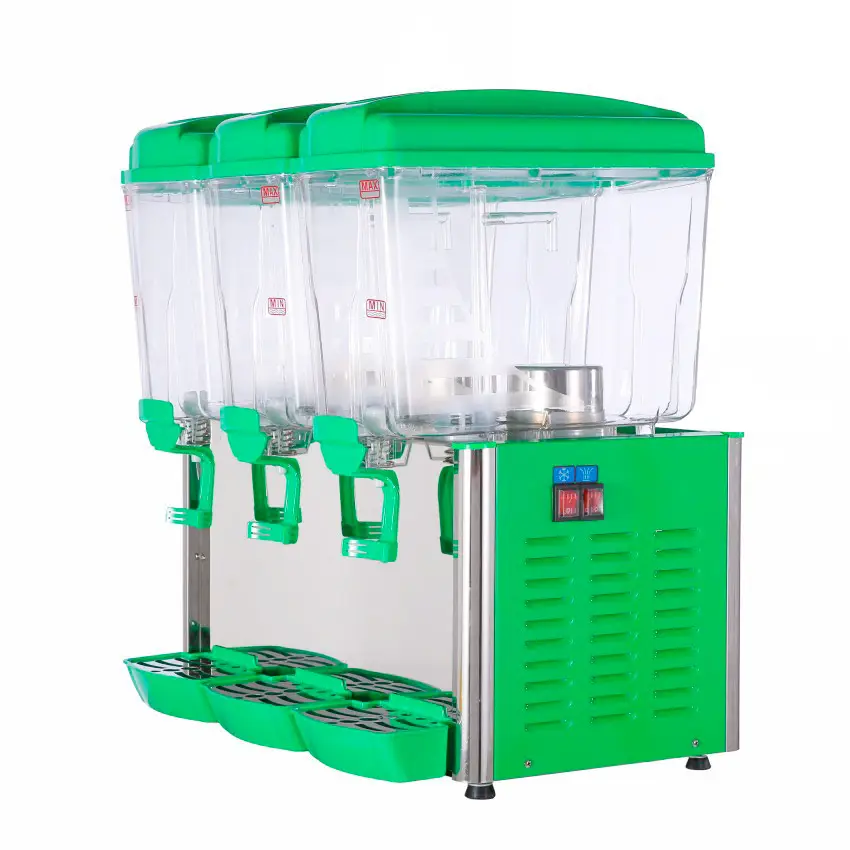 3 tank fiyatları elektrik içecek soğuk içecek ticari meyve makinesi suyu dağıtıcı