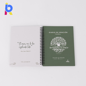 Journal avec impression personnalisée et écologique A5 <span class=keywords><strong>YO</strong></span> Notebook Journal sans date Spirale Planificateur quotidien hebdomadaire et mensuel - Product Image 1