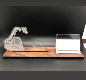 Caja organizadora de tarjetas de visita de acrílico transparente hecha a medida para escritorios, tiendas y mostradores - Product Image 3