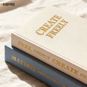 Livres décoratifs en carton en gros pour la décoration intérieure, design <span class=keywords><strong>personnalisé</strong></span>, boîte à livres factice à couverture rigide ouvrable, estampage doré pour la décoration - Product Image 4