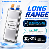 TPENERGY 340Wh/KG 3.6V 21.9Ah Sel Baterai Lithium Ion Ekspansi Rendah Silikon Karbon Semi Solid State untuk Drone UAV