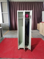 Armoire de rangement métallique en acier à prix de gros pour travailleurs, 2 portes, mobilier de chambre, Almirah