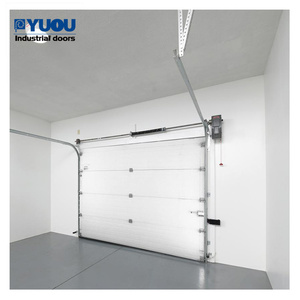 Meilleure vente Portes <span class=keywords><strong>de</strong></span> <span class=keywords><strong>garage</strong></span> en acier sectionnelles électriques automatiques à double peau personnalisées - Product Image 3
