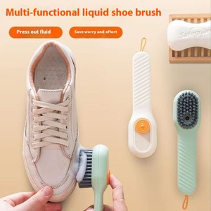 Professional Multi-Functional Shoe <b>Cleaning</b> <b>Brush</b> Liquid-Adding Soft Bristle Household Laundry Magic Tool Non-Damaging <b>for</b> Shoes - Product Image 5