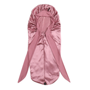 Bonnet en satin doux et soyeux pour cheveux naturels et bouclés, taille extra large avec lien, confortable pour dormir la nuit - Product Image 2