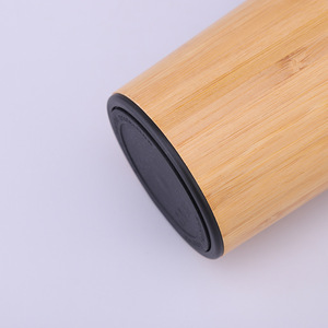 Custom Logo 470ml Eco, Friendly Bamboo Tumbler Powder Coated Stainless Steel Insulated Bamboo Coffee Mug Bamboo <b>Thermos</b> <b>Cup</b>/ - Product Image 6