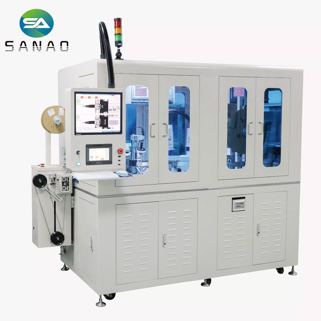 Fully Automatic Coaxial Cable Processing Machine with Cutting, Stripping, Crimping and Tinning