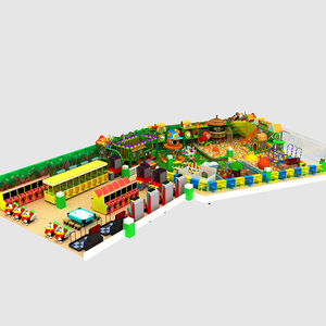 Commercial Indoor Playground Equipment for Kids Aged 3-14 Years Old Multifunction Jungle Theme Amusement with Plastic Features - Product Image 1