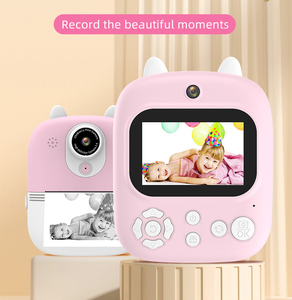 2.4インチ 12MP タイムリー印刷カメラ 1080P キッズデジタルビデオカメラ かわいいミニポケットプリンターカメラ 子供用ギフトおもちゃ P2 B1 - Product Image 5