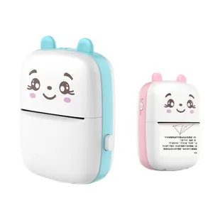 Portable Blue tooth Mini Portable mini inkjet printer Thermal Pocket Mobile Printer Stickers Label Photo Wireless Printer