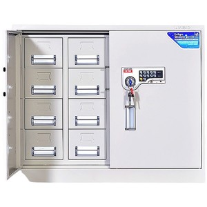 Leica Full Steel Passport <b>Cabinet</b> 10 Layers With Drawer Electronic Lock Office Storage <b>Locker</b> - Product Image 5