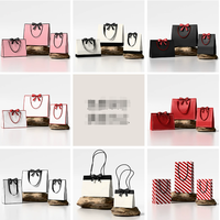 Sacs cadeaux personnalisés DAMAI en papier, jetables/durables, pour Pâques, motif carotte et lapin, design forêt féerique, souvenirs personnalisés