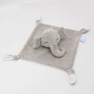 Offre Spéciale tricoté Babi lapin Snuggler couette 200TC fil compte Animal microfibre Logo personnalisé sommeil jouet serviette couverture - Product Image 2
