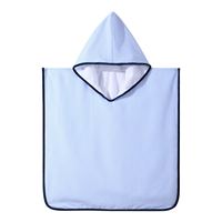 DANCURKEY Seersucker Baby Towel With Hood Ruffle Kids Beach Towel Wholesale Hooded Beach Towel