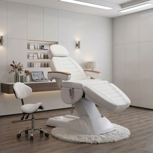 Lit de beauté électrique confortable pour salon de beauté, spa, massage et extensions de cils U-M06 - Product Image 1